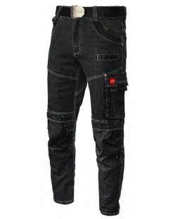 JEANS DENIM BLACK STRETCH Elastyczne Spodnie jeansowe ze Stretchem