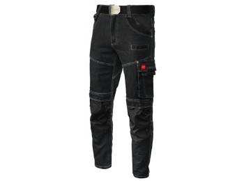 JEANS STRETCH BLACK - Elastyczne Spodnie jeansowe ze Stretchem